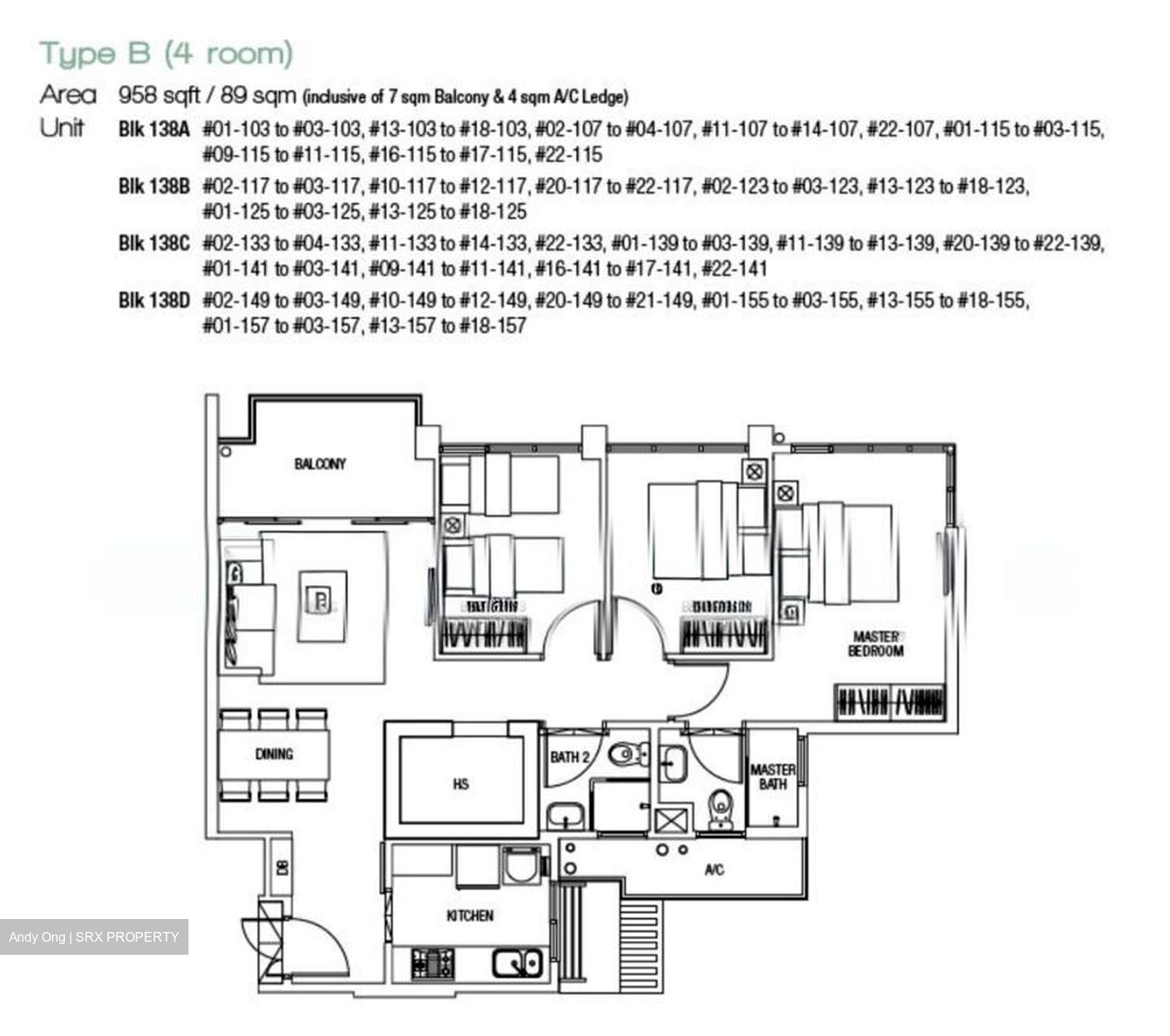 Blk 138D Lake Vista @ Yuan Ching (Jurong West), HDB 4 Rooms #566227701